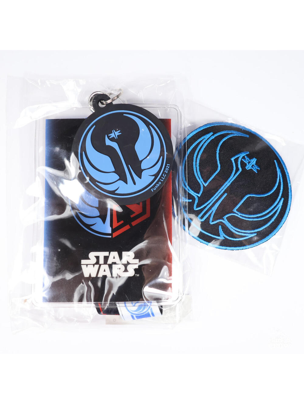 Disney Star Wars Old Republic Bundle Lanyard ID Holder + Funko Iron On Patch